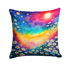 Load image into Gallery viewer, Colorful Daisies Fabric Decorative Pillow