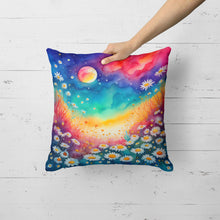 Load image into Gallery viewer, Colorful Daisies Fabric Decorative Pillow
