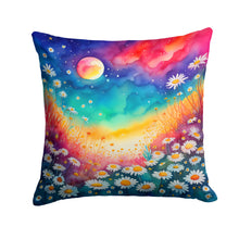 Load image into Gallery viewer, Colorful Daisies Fabric Decorative Pillow