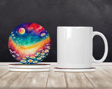 Load image into Gallery viewer, Colorful Daisies Large Sandstone Coasters Pack of 4