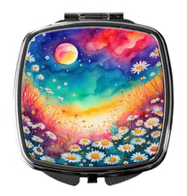 Load image into Gallery viewer, Colorful Daisies Compact Mirror – Stylish Purse Mirror with Artistic Covers