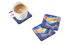 Load image into Gallery viewer, Colorful Delphinium Foam Coaster