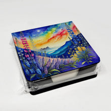 Load image into Gallery viewer, Colorful Delphinium PU Leather Note Paper Holder