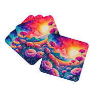 Load image into Gallery viewer, Colorful Dianthus Foam Coaster