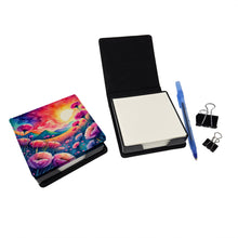 Load image into Gallery viewer, Colorful Dianthus PU Leather Note Paper Holder