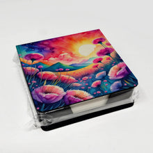 Load image into Gallery viewer, Colorful Dianthus PU Leather Note Paper Holder