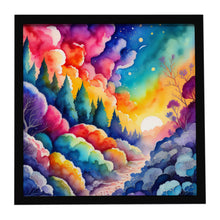 Load image into Gallery viewer, Colorful Dusty Miller Framed Metal Print