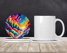 Load image into Gallery viewer, Colorful Dusty Miller Large Sandstone Coasters Pack of 4