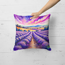 Load image into Gallery viewer, Colorful English Lavender Fabric Decorative Pillow