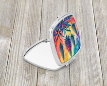 Load image into Gallery viewer, Colorful Eryngium Compact Mirror – Stylish Purse Mirror with Artistic Covers