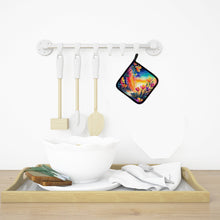 Load image into Gallery viewer, Colorful Freesia Pot Holders - Set of 2 Decorative Kitchen Helpers | Made in the USA