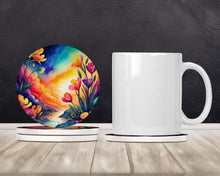 Load image into Gallery viewer, Colorful Freesia Large Sandstone Coasters Pack of 4