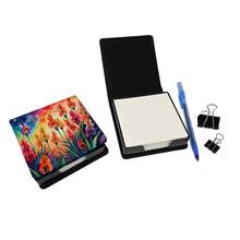 Load image into Gallery viewer, Colorful Gladiolus PU Leather Note Paper Holder