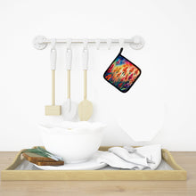 Load image into Gallery viewer, Colorful Gladiolus Pot Holders - Set of 2 Decorative Kitchen Helpers | Made in the USA