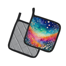 Load image into Gallery viewer, Colorful Gypsophila Pot Holders - Set of 2 Decorative Kitchen Helpers | Made in the USA