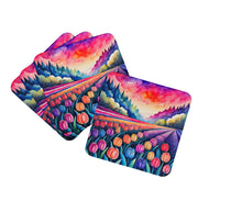 Load image into Gallery viewer, Colorful Hyacinths Foam Coaster