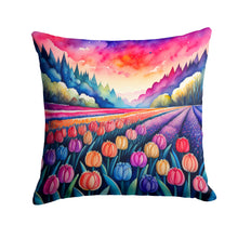 Load image into Gallery viewer, Colorful Hyacinths Fabric Decorative Pillow
