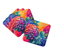 Load image into Gallery viewer, Colorful Hydrangeas Foam Coaster