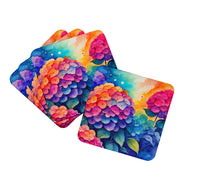 Load image into Gallery viewer, Colorful Hydrangeas Foam Coaster