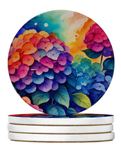 Load image into Gallery viewer, Colorful Hydrangeas Large Sandstone Coasters Pack of 4