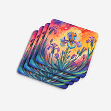 Load image into Gallery viewer, Colorful Iris Foam Coaster