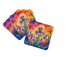 Load image into Gallery viewer, Colorful Iris Foam Coaster