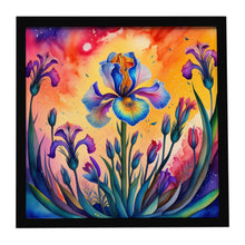 Load image into Gallery viewer, Colorful Iris Framed Metal Print