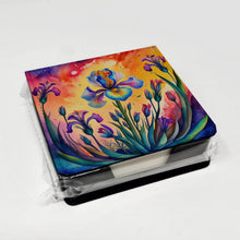 Load image into Gallery viewer, Colorful Iris PU Leather Note Paper Holder
