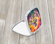 Load image into Gallery viewer, Colorful Iris Compact Mirror – Stylish Purse Mirror with Artistic Covers