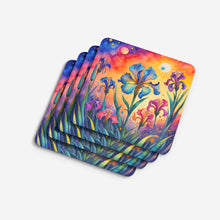 Load image into Gallery viewer, Colorful Iris Foam Coaster