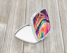 Load image into Gallery viewer, Colorful Liatris Compact Mirror – Stylish Purse Mirror with Artistic Covers