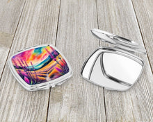 Load image into Gallery viewer, Colorful Liatris Compact Mirror – Stylish Purse Mirror with Artistic Covers