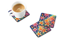 Load image into Gallery viewer, Colorful Lilies Foam Coaster