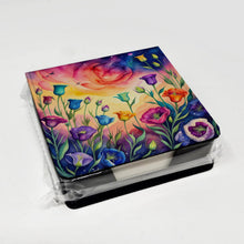 Load image into Gallery viewer, Colorful Lisianthus PU Leather Note Paper Holder