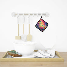 Load image into Gallery viewer, Colorful Lisianthus Pot Holders - Set of 2 Decorative Kitchen Helpers | Made in the USA