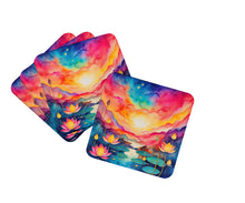 Load image into Gallery viewer, Colorful Lotus Foam Coaster