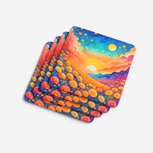 Load image into Gallery viewer, Colorful Marigolds Foam Coaster