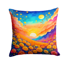 Load image into Gallery viewer, Colorful Marigolds Fabric Decorative Pillow