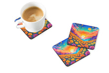 Load image into Gallery viewer, Colorful Marigolds Foam Coaster