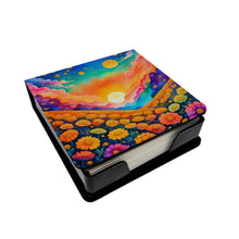Load image into Gallery viewer, Colorful Marigolds PU Leather Note Paper Holder