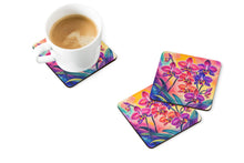 Load image into Gallery viewer, Colorful Orchids Foam Coaster