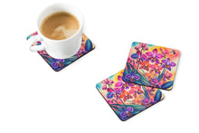 Load image into Gallery viewer, Colorful Orchids Foam Coaster