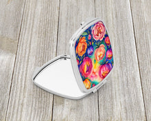 Load image into Gallery viewer, Colorful Peonies Compact Mirror – Stylish Purse Mirror with Artistic Covers