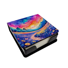 Load image into Gallery viewer, Colorful Periwinkles PU Leather Note Paper Holder