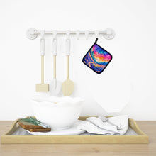 Load image into Gallery viewer, Colorful Periwinkles Pot Holders - Set of 2 Decorative Kitchen Helpers | Made in the USA