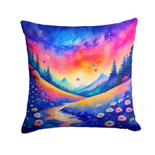 Load image into Gallery viewer, Colorful Periwinkles Fabric Decorative Pillow