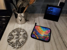 Load image into Gallery viewer, Colorful Petunias Pot Holders - Set of 2 Decorative Kitchen Helpers | Made in the USA