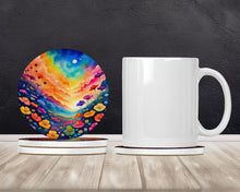 Load image into Gallery viewer, Colorful Petunias Large Sandstone Coasters Pack of 4
