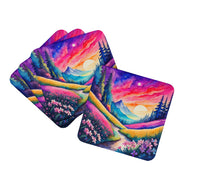 Load image into Gallery viewer, Colorful Phlox Foam Coaster