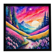 Load image into Gallery viewer, Colorful Phlox Framed Metal Print